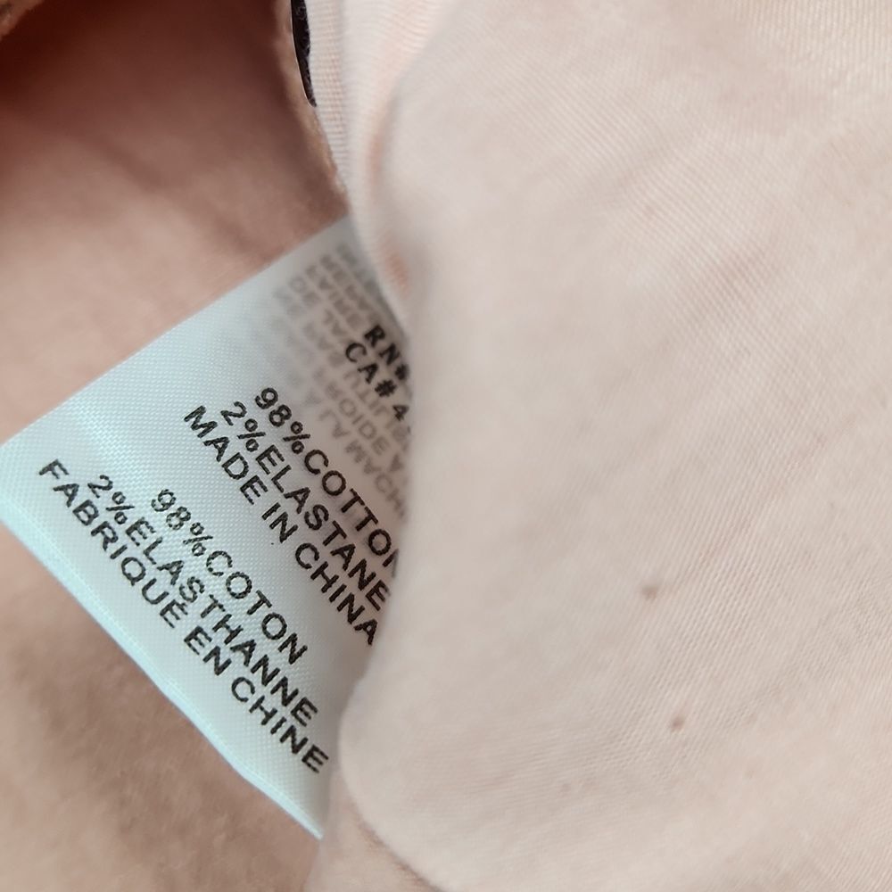 Free People -15 NWT Flare Bell Jeans Petal R1017 Blush Pink Women's size 24 - Picture 5 of 10
